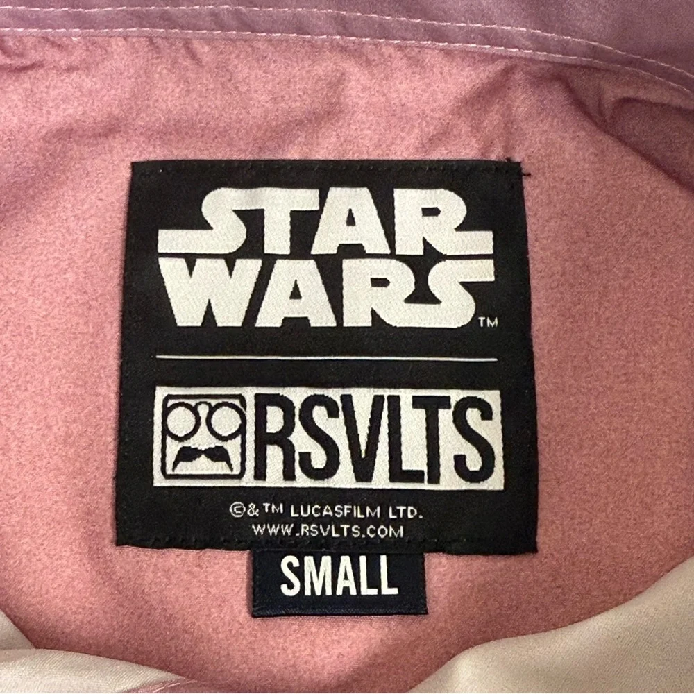 NWT RSVLTS Star Wars Tatooine Print Button-Up Shirt Small - Picture 5 of 9